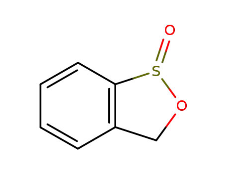 Molecular Structure of 31910-65-3 (3H-2,1-Benzoxathiole, 1-oxide)