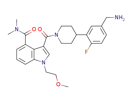 C<sub>27</sub>H<sub>33</sub>FN<sub>4</sub>O<sub>3</sub>