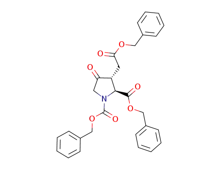 Molecular Structure of 1316108-90-3 ((2S,3R)-3-[2-(benzyloxy)-2-oxoethyl]-4-oxopyrrolidine-1,2-dibenzylester)