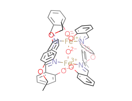 Molecular Structure of 1221733-14-7 ((Fe(OC<sub>6</sub>H<sub>4</sub>CHNC<sub>6</sub>H<sub>4</sub>OC<sub>2</sub>H<sub>5</sub>)2)2O)