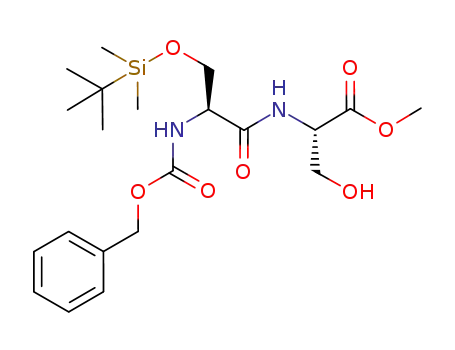 L-Serine,
O-[(1,1-dimethylethyl)dimethylsilyl]-N-[(phenylmethoxy)carbonyl]-L-seryl-,
methyl ester