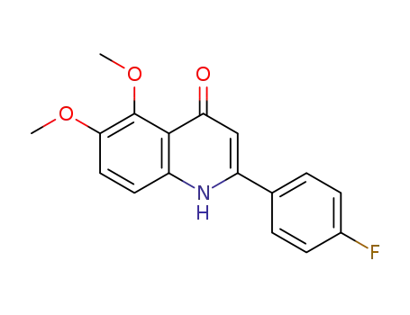 2-(4-fluorophenyl)-5,6-dimethoxyquinolin-4-one