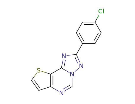 2-(4-chlorophenyl)thieno[2,3-e][1,2,4]triazolo[1,5-c]pyrimidine