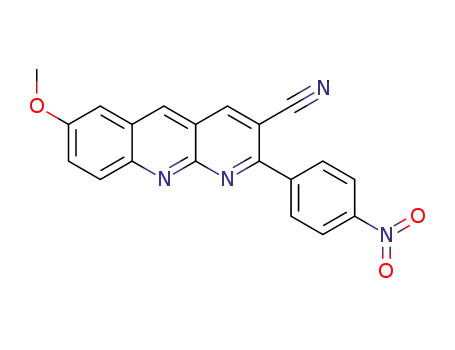 7-methoxy-2-(4-nitrophenyl)benzo[b][1,8]naphthyridine-3-carbonitrile
