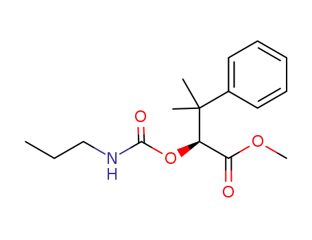 Molecular Structure of 1349685-17-1 ((S)-methyl 3-methyl-3-phenyl-2-propylaminocarbonyloxybutanoate)