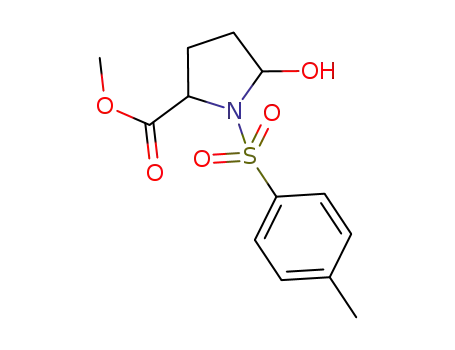 (+/-)-methyl 5-hydroxy-1-tosylpyrrolidine-2-carboxylate