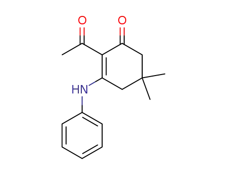 2-acetyl-3-anilino-5,5-dimethyl-cyclohex-2-enone