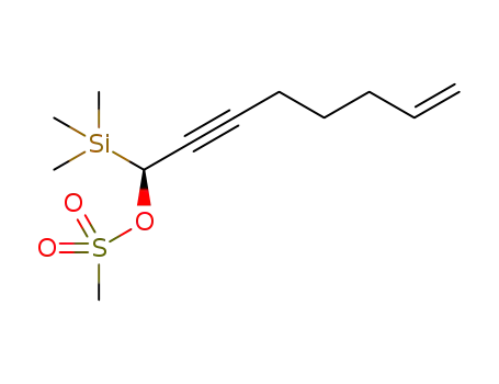 (S)-1-(trimethylsilyl)oct-7-en-2-ynyl methanesulfonate