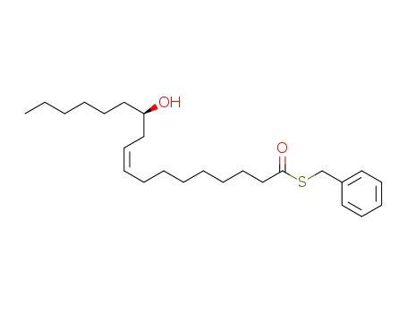 (R,Z)-S-benzyl 12-hydroxyoctadec-9-enethioate