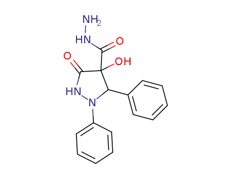 4-hydroxy-3-oxo-1,5-diphenylpyrazolidine-4-carbohydrazide