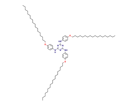 N<sub>2</sub>,N<sub>4</sub>,N<sub>6</sub>-tris(4-(octadecyloxy)phenyl)-1,3,5-triazine-2,4,6-triamine