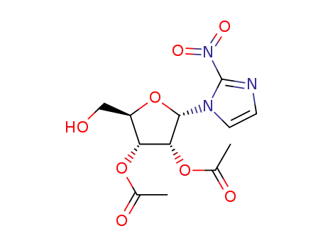Molecular Structure of 1332880-01-9 (1-α-[2',3'-di-O-acetyl-D-ribofuranosyl]-2-nitroimidazole)