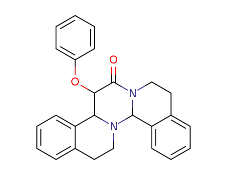 4b,5,9,13b,15,16-hexahydro-5-phenoxy-6H,8H-pyrimido[2,1-a:4,3-a']diisoquinolin-6-one