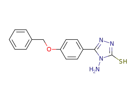 3-benzyloxyphenyl-4-amino-5-mercapto-l,2,4-triazole