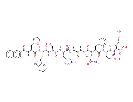 C<sub>68</sub>H<sub>80</sub>N<sub>14</sub>O<sub>16</sub>