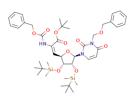 C<sub>43</sub>H<sub>63</sub>N<sub>3</sub>O<sub>10</sub>Si<sub>2</sub>