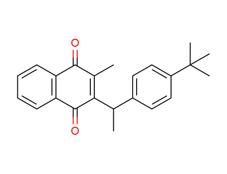 (+/-)-2-[1-(4-tert-butylphenyl)ethyl]-3-methyl-[1,4]naphthoquinone