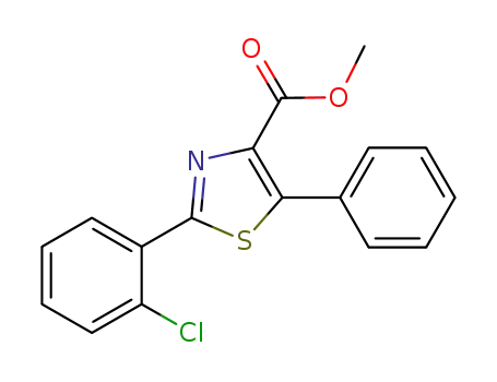 methyl 2-(o-chlorophenyl)-5-phenylthiazole-4-carboxylate
