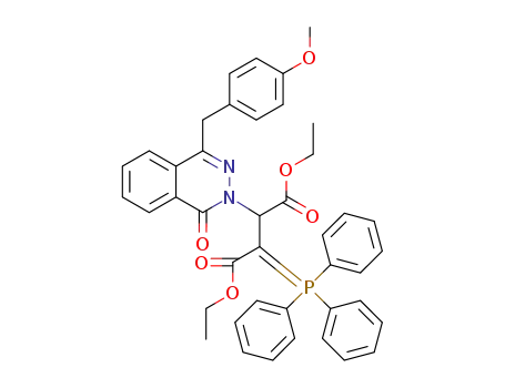 diethyl 2-[4-methoxybenzyl-1-oxo-2(1H)-phthalazinyl]-3-(1,1,1-triphenyl-λ<sup>5</sup>-phosphanylidene)succinate