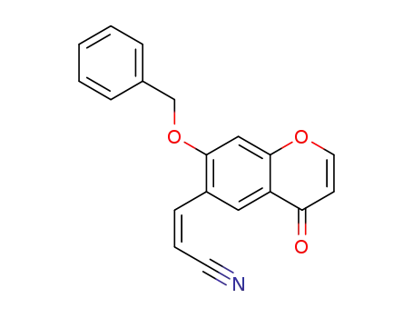 (Z)-3-(7-benzyloxy-4-oxo-4H-1-benzopyran-6-yl)acrylonitrile
