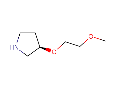 Molecular Structure of 942618-26-0 ((R)-3-(2-METHOXYETHOXY)PYRROLIDINE)