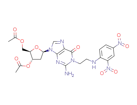 3',5'-di-O-acetyl-2'-deoxy-1-{2-[(2,4-dinitrophenyl)amino]ethyl}guanosine