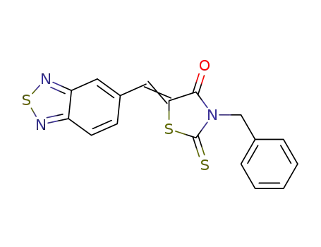5-(benzo[c][1,2,5]thiadiazol-5-ylmethylene)-3-benzyl-2-thioxothiazolidin-4-one