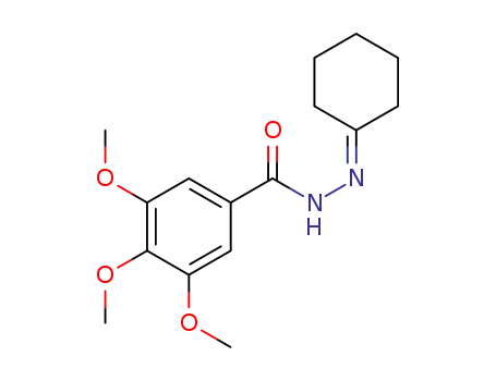 N'-cyclohexylidene-3,4,5-trimethoxybenzohydrazide