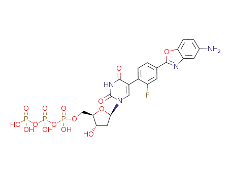 5-[4''-(5'''-aminobenzo[d]oxazol-2'''-yl)-2''-fluorophenyl]-2'-deoxyuridine 5'-O-triphosphate
