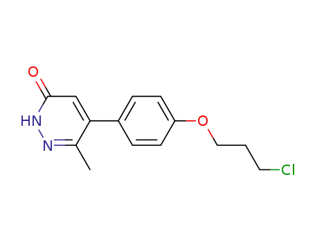 5-[4-(3-chloropropoxy)phenyl]-6-methyl-2H-pyridazin-3-one
