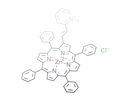 zinc(II) complex of 1-methyl-2-[2-(5,10,15,20-tetraphenylporphyrin-2-yl)vinyl]pyridinium chloride