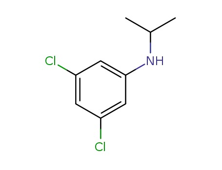 Molecular Structure of 42266-17-1 ((3,5-DICHLORO-PHENYL)-ISOPROPYL-AMINE)