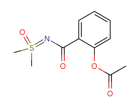 N-[2-acetoxybenzoyl]-S,S-dimethylsulfoximine