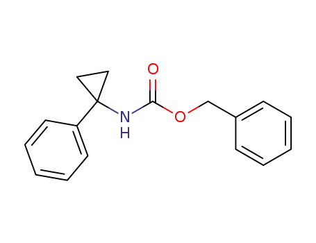 Molecular Structure of 1324000-40-9 (Benzyl (1-phenylcyclopropyl)carbaMate)