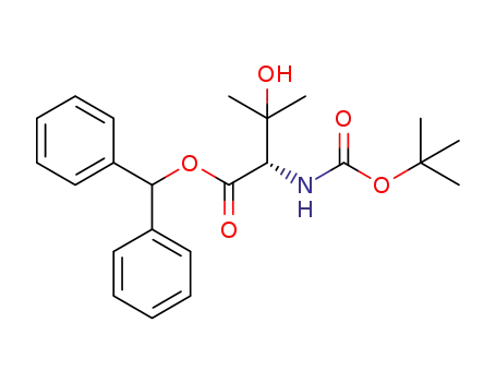 benzhydryl (S)-2-(tert-butoxycarbonylamino)-3-hydroxy-3-methylbutanoate