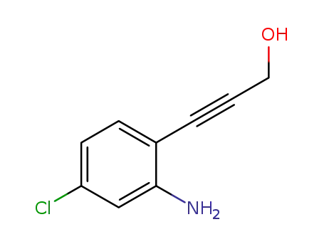 3-(2-amino-4-chlorophenyl)-2-propyn-1-ol