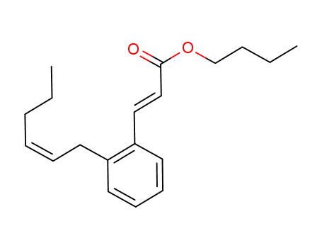 butyl (E)-3-(2-((Z)-hex-2-enyl)phenyl)acrylate