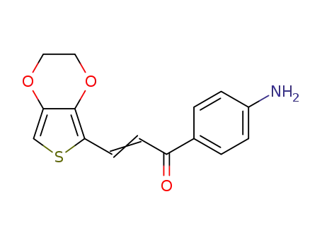 1-(4-aminophenyl)-3-(3,4-ethylenedioxythiophen-2-yl)prop-2-en-1-one