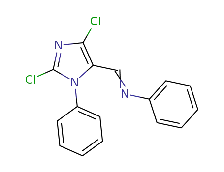 N-[(2,4-dichloro-1-phenyl-1H-imidazol-5-yl)methylene]-N-phenylamine