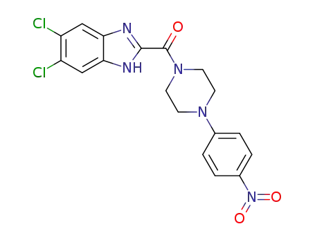 5,6-dichloro-2-{[4-(4-nitrophenyl)piperazin-1-yl]carbonyl}-1H-benzimidazole