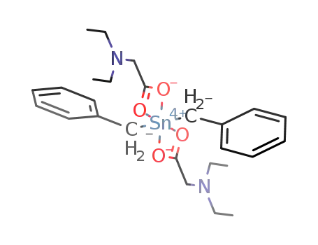[[(N,N-diethylglycine(-H))2Sn(CH<sub>2</sub>C<sub>6</sub>H<sub>4</sub>)2]