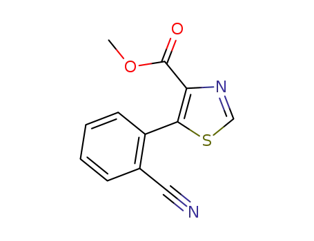 methyl 5-(2-cyanophenyl)thiazole-4-carboxylate