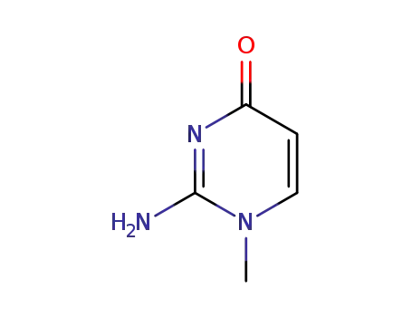 Molecular Structure of 2080-17-3 (1-Methylisocytosine)