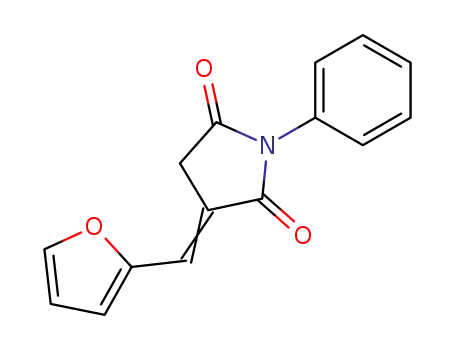 Molecular Structure of 18124-15-7 (furfurylidene-N-phenylsuccinimide)
