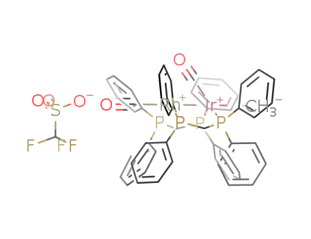 [RhIr(CH<sub>3</sub>)(CO)2(dppm)2][CF<sub>3</sub>SO<sub>3</sub>]