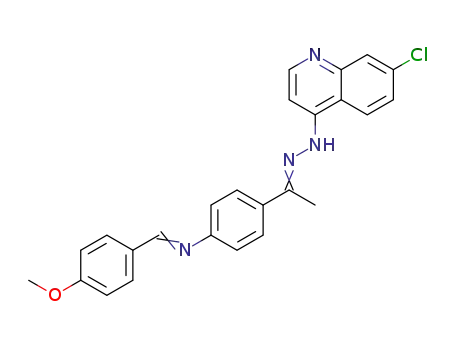 (4-{1-[(7-chloro-quinolin-4-yl)-hydrazono]-ethyl}-phenyl)-(4-methoxy-benzylidene)-amine
