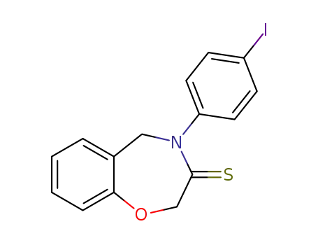 4-(4-iodophenyl)-4,5-dihydrobenzo[f][1,4]oxazepin-3(2H)-thione