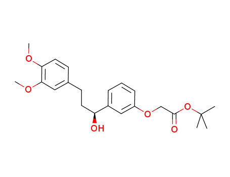 tert-butyl 2-(3-(3-(3,4-dimethoxyphenyl)-1-hydroxypropyl)phenoxy)acetate