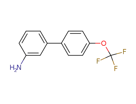 Molecular Structure of 436150-22-0 (4'-TRIFLUOROMETHOXY-BIPHENYL-3-YLAMINE)