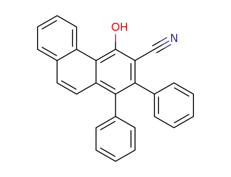 4-hydroxy-1,2-diphenylphenanthrene-3-carbonitrile